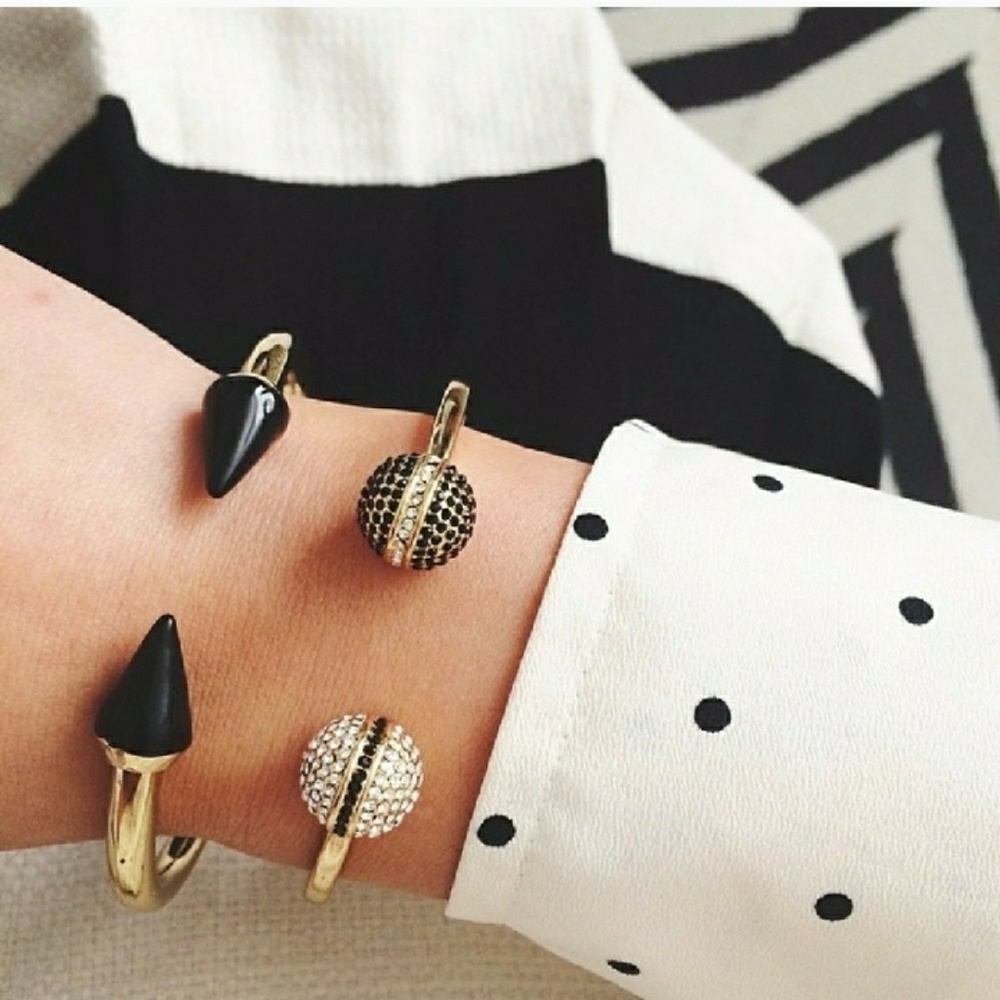 💎💎18k Gold Pave Spiked Bracelet